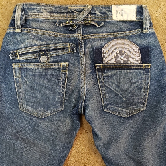 Taverniti So Jeans distressed flared leg, Sz 25 - Picture 12 of 16